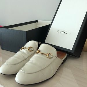 SOLD- Gucci Mules white